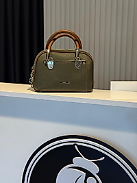 TOP HANDLE MİNİ EL ÇANTA HAKİ|TABA