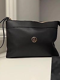 ARMİNE TREND 125 FERMUARLI EL ÇANTA  SİYAH