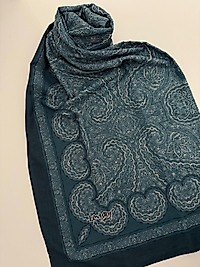 LEVİDOR SPORT ETNİK DESEN ŞAL PETROL