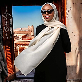 LA BOUTIQUE SİMLİ ŞAL AÇIK VİZON