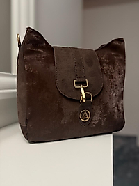 ARMİNE TREND 128 FERMUARLI OMUZ BAYAN  ÇANTA ACI KAHVE