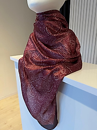 LEVİDOR HİNT İPEĞİ ETNİK DESEN ŞAL 13