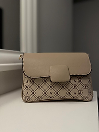 ARMİNE TREND 134 OMUZ ASKILI ÇITÇITLI BAYAN ÇANTA VİZON