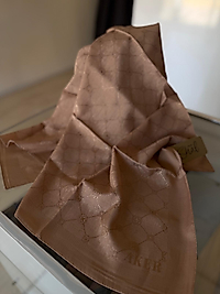 AKER KOZA EŞARP KAHVE