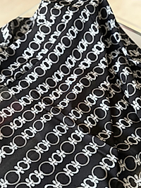 EMPROYAL ORGANİK PAMUK EŞARP ZİNCİR DESEN 07