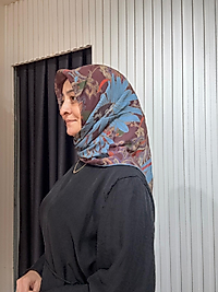 LUVEN SARA EŞARP LS03063 KIRMIZI-MAVİ 03