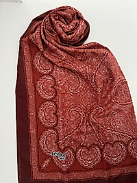 LEVİDOR SPORT ETNİK DESEN ŞAL KİREMİT