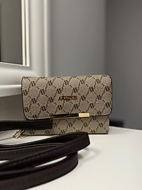 ARMİNE 381 BAYAN ÇANTA KAHVE NOKTALI