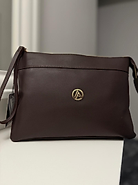 ARMİNE TREND 125 FERMUARLI EL ÇANTA ACI KAHVE