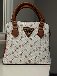 SATCHEL ÇANTA BEYAZ TABA BASKI