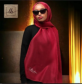 LA BOUTIQUE SİMLİ ŞAL BORDO