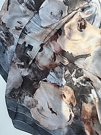 LEVİDOR HİNT İPEĞİ ÇİÇEK DESEN ŞAL 05