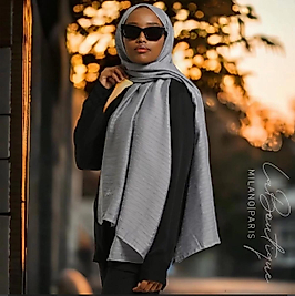 LA BOUTIQUE HERBAL BİTKİSEL ŞAL FIRTINA GRİ