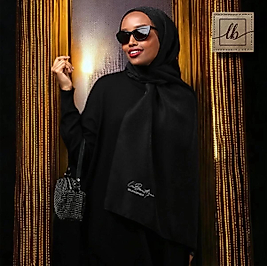 LA BOUTIQUE SİMLİ ŞAL SİYAH