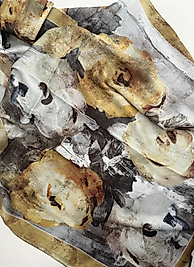 LEVİDOR HİNT İPEĞİ ÇİÇEK DESEN ŞAL 08