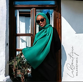 LA BOUTIQUE SİMLİ ŞAL ELMA YEŞİLİ