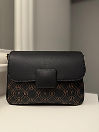 ARMİNE TREND 134 OMUZ ASKILI ÇITÇITLI BAYAN ÇANTA SİYAH