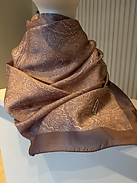 LEVİDOR HİNT İPEĞİ ETNİK DESEN ŞAL 10