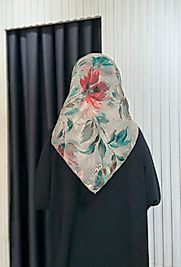 SOFT KETEN EŞARP BAHAR DESEN 05