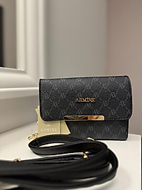 ARMİNE 381 BAYAN ÇANTA GRİ NOKTALI