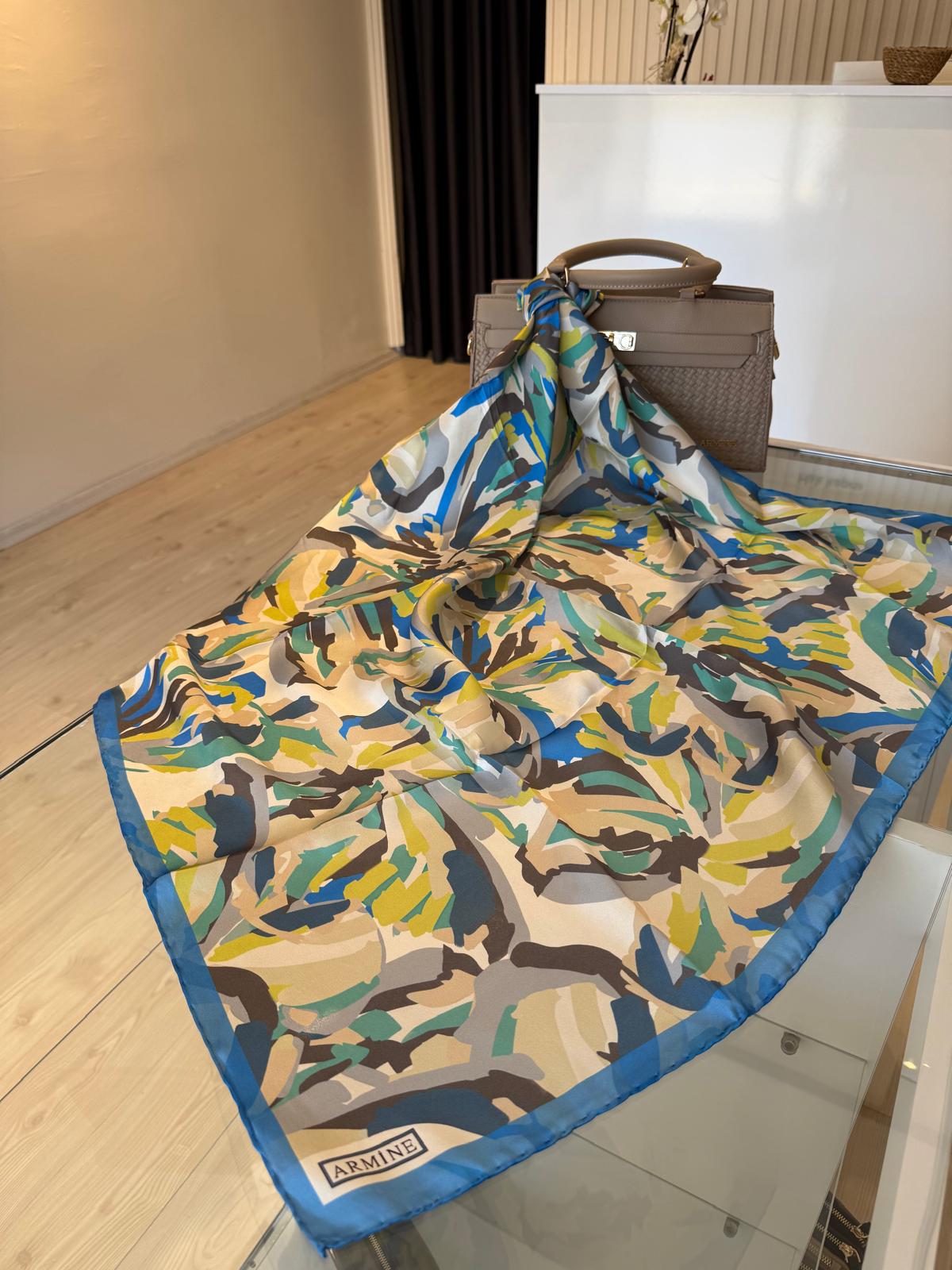 ARMİNE SURA İPEK 2024 YAZ EŞARP