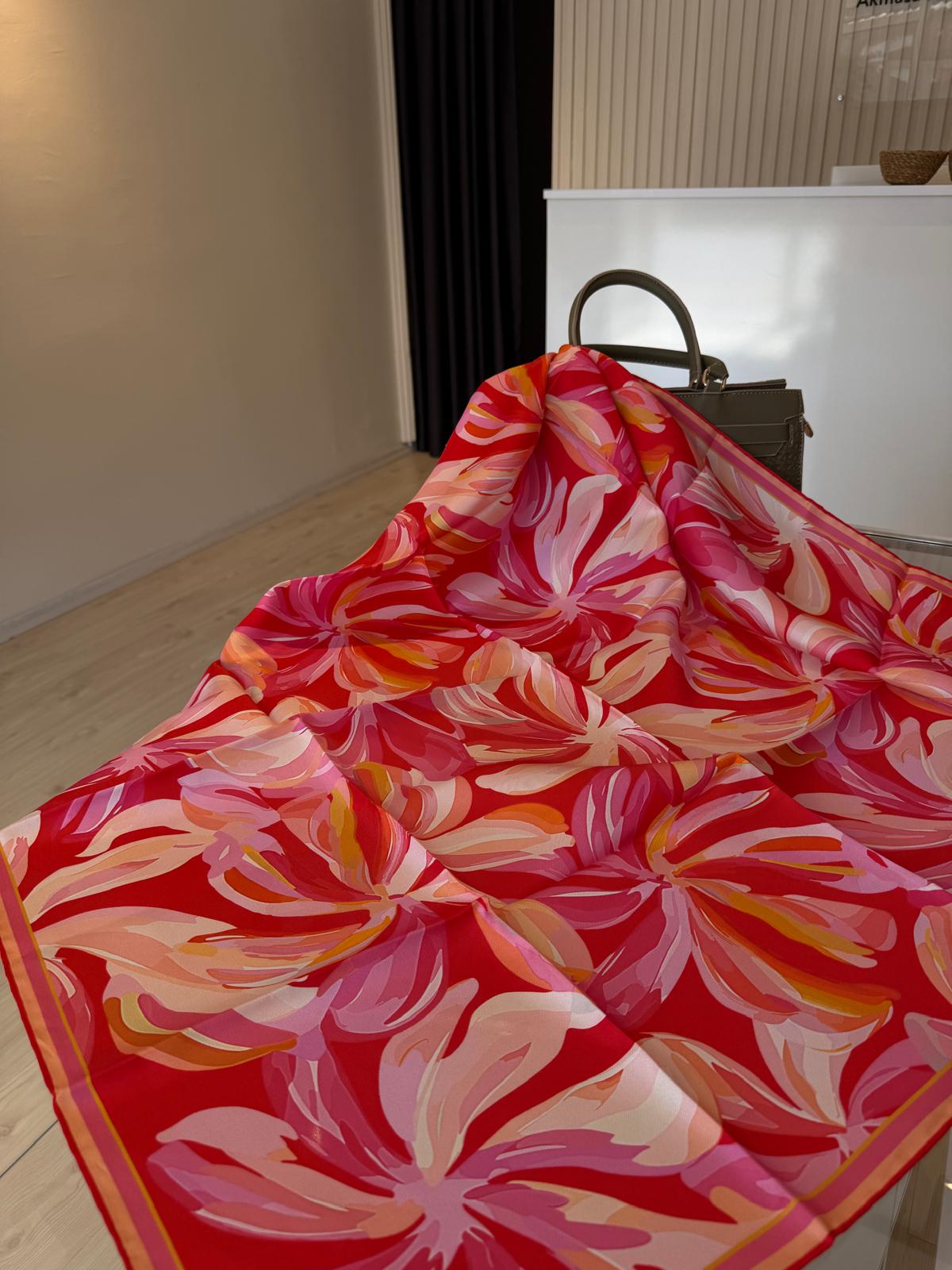 BELLİ TWİLL İPEK 2025 YAZ EŞARP 4107-80