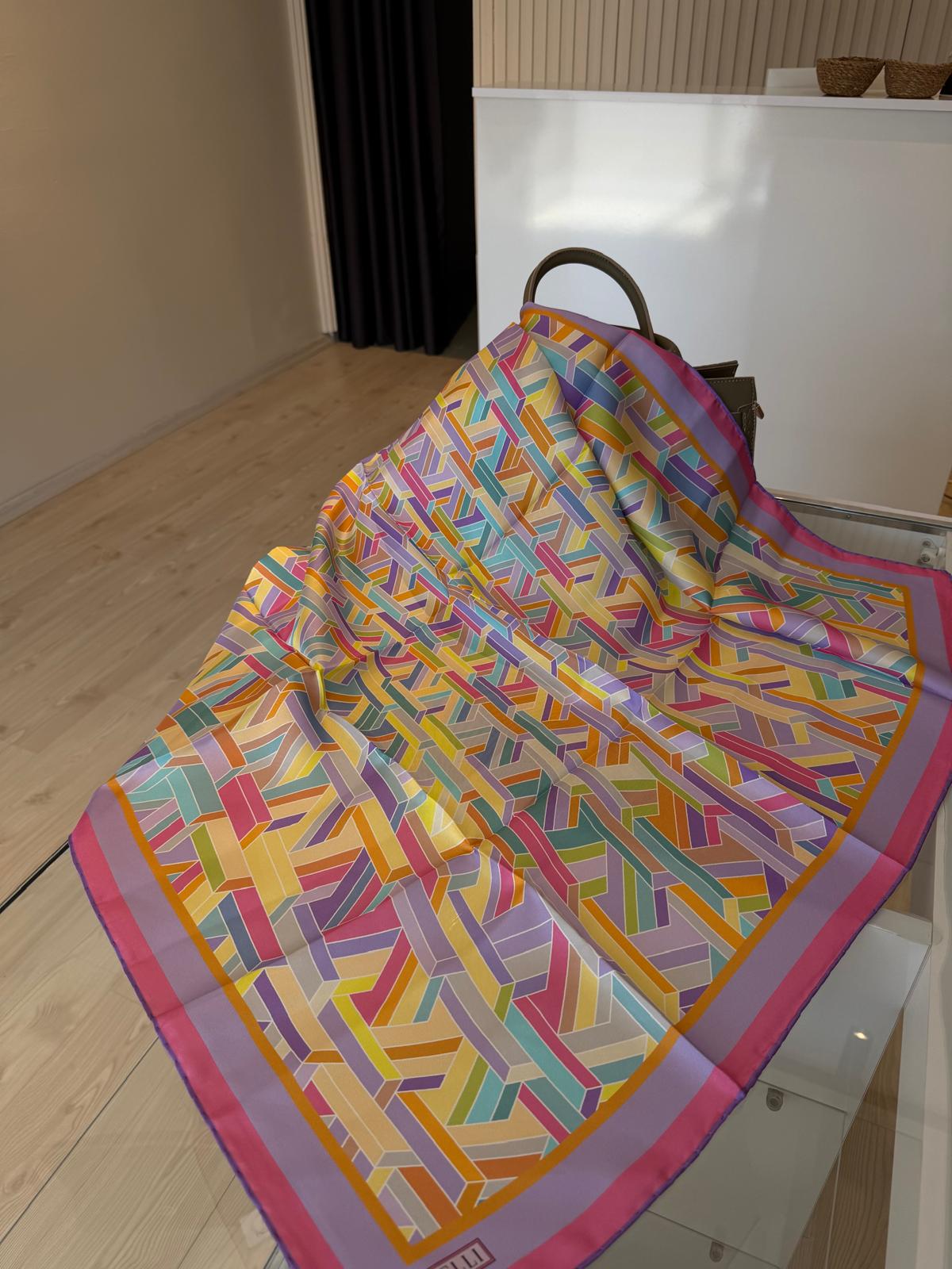 BELLİ TWİLL İPEK 2025 YAZ EŞARP 4119-57