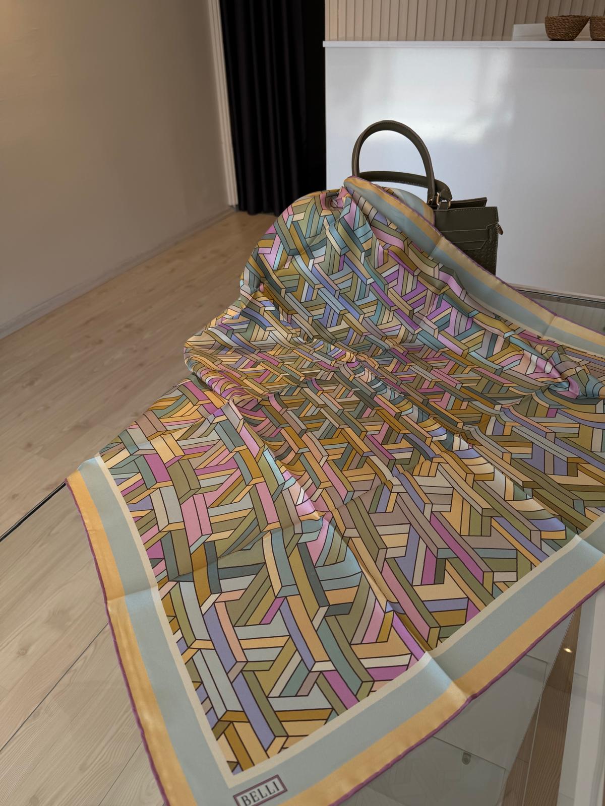 BELLİ TWİLL İPEK 2025 YAZ EŞARP 4119-39