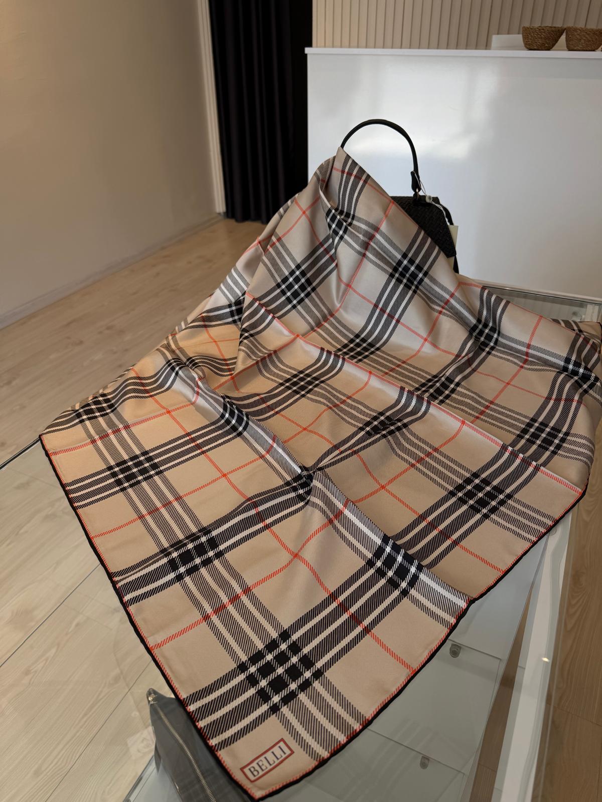 BELLİ TWİLL İPEK 2025 YAZ EŞARP 4122-02