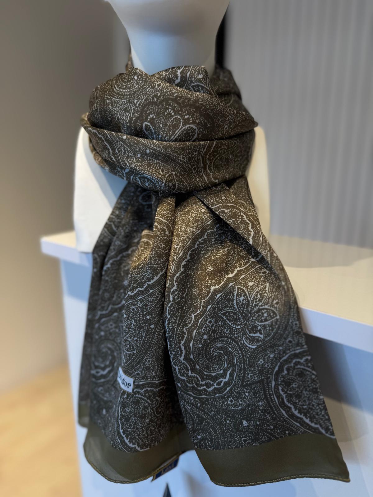 LEVİDOR HİNT İPEĞİ ETNİK DESEN ŞAL 11