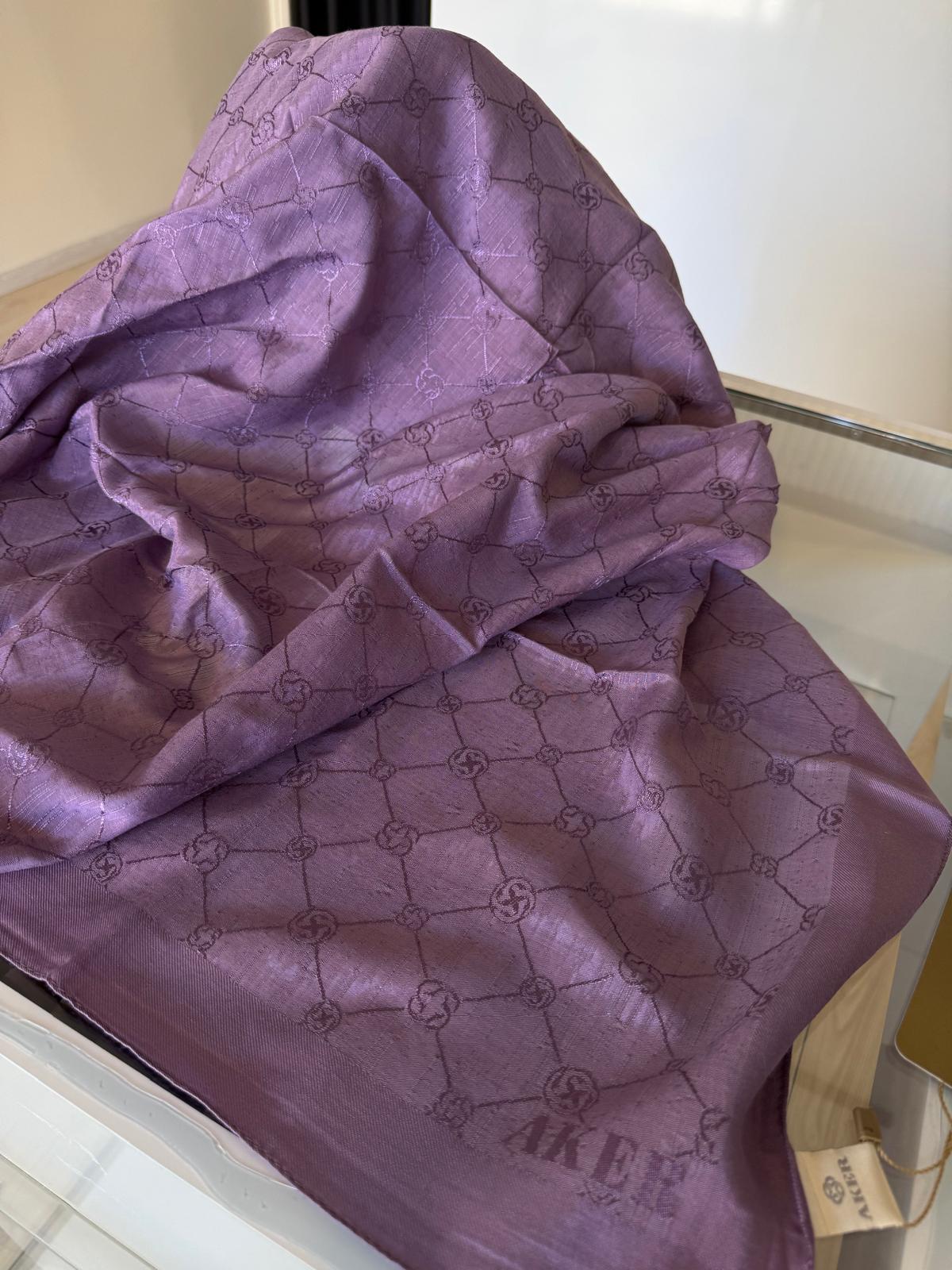 AKER KOZA EŞARP MOR