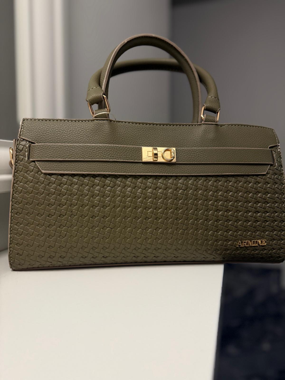 ARMİNE 407 BAYAN ÇANTA ÖRGÜ HAKİ