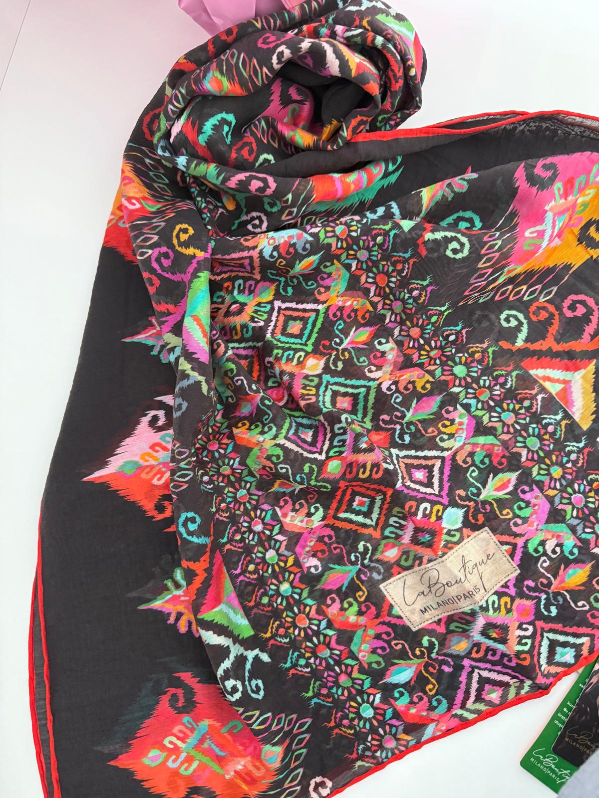 LA BOUTIQUE GÜZ|YAZ SERİNLİĞİ ŞAL 03