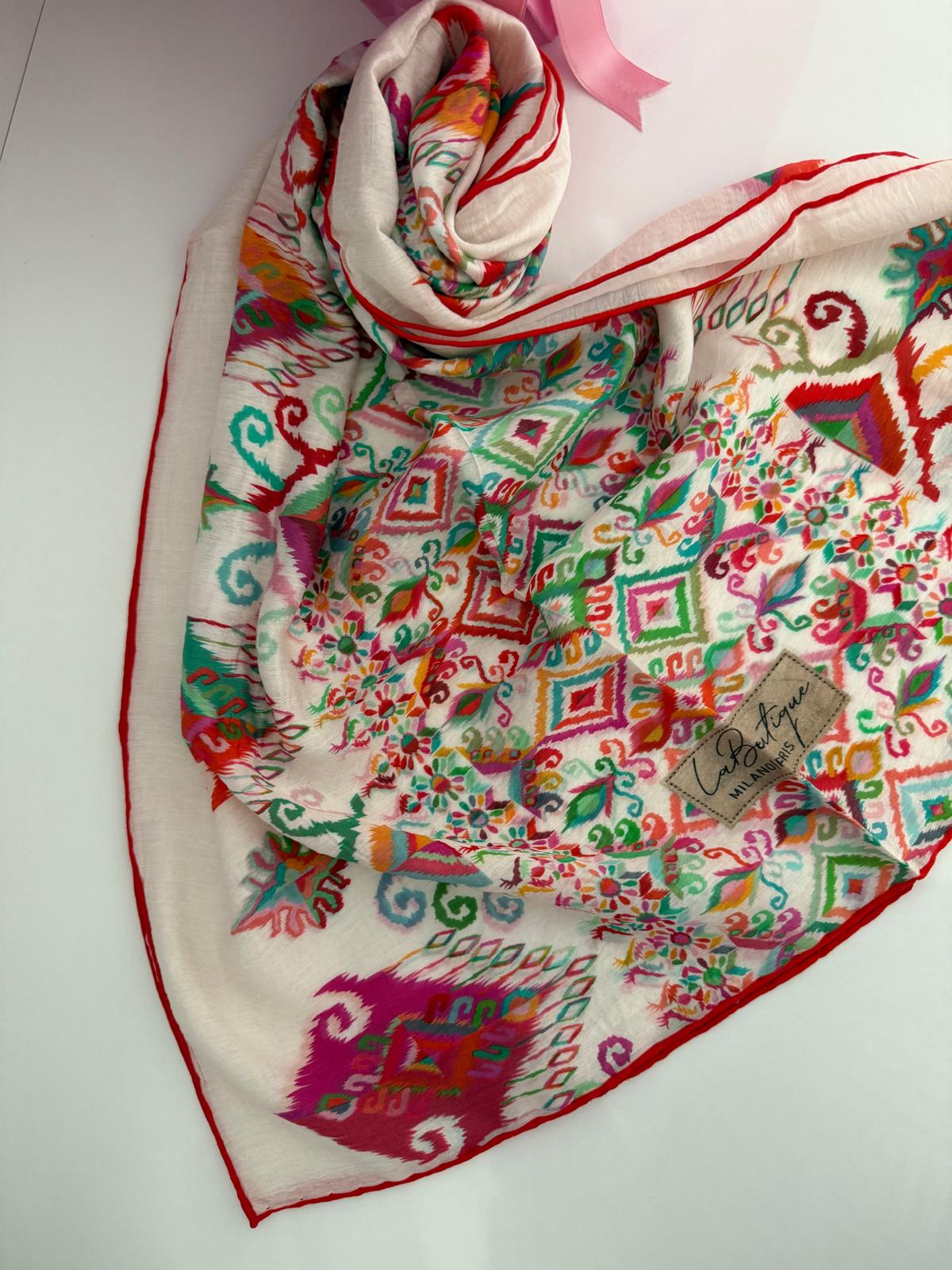 LA BOUTIQUE GÜZ|YAZ SERİNLİĞİ ŞAL 05