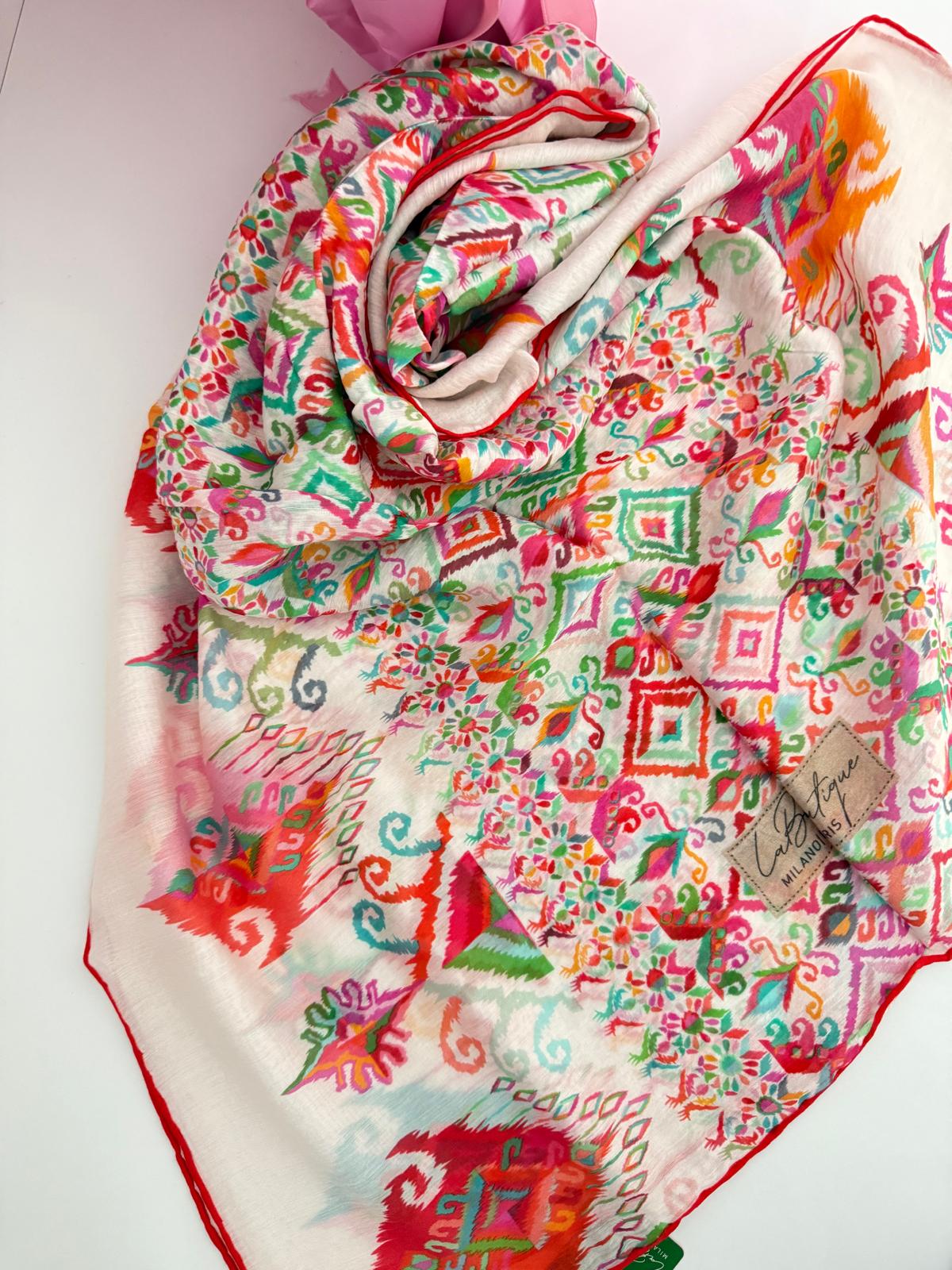 LA BOUTIQUE GÜZ|YAZ SERİNLİĞİ ŞAL 07