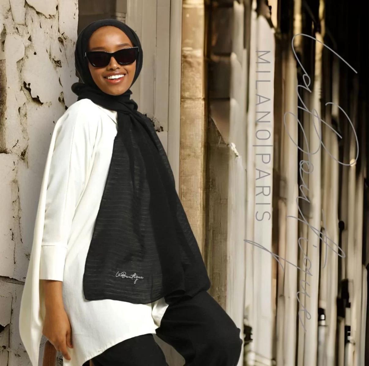 LA BOUTIQUE HERBAL BİTKİSEL ŞAL SİYAH