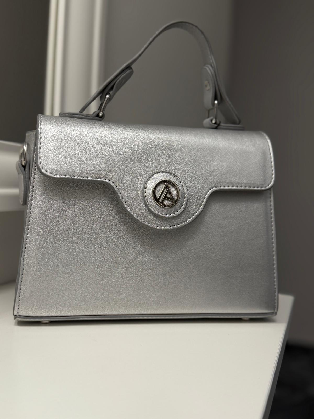 ARMİNE TREND ÇITÇITLI EL VE OMUZ ÇANTASI 119 GÜMÜŞ