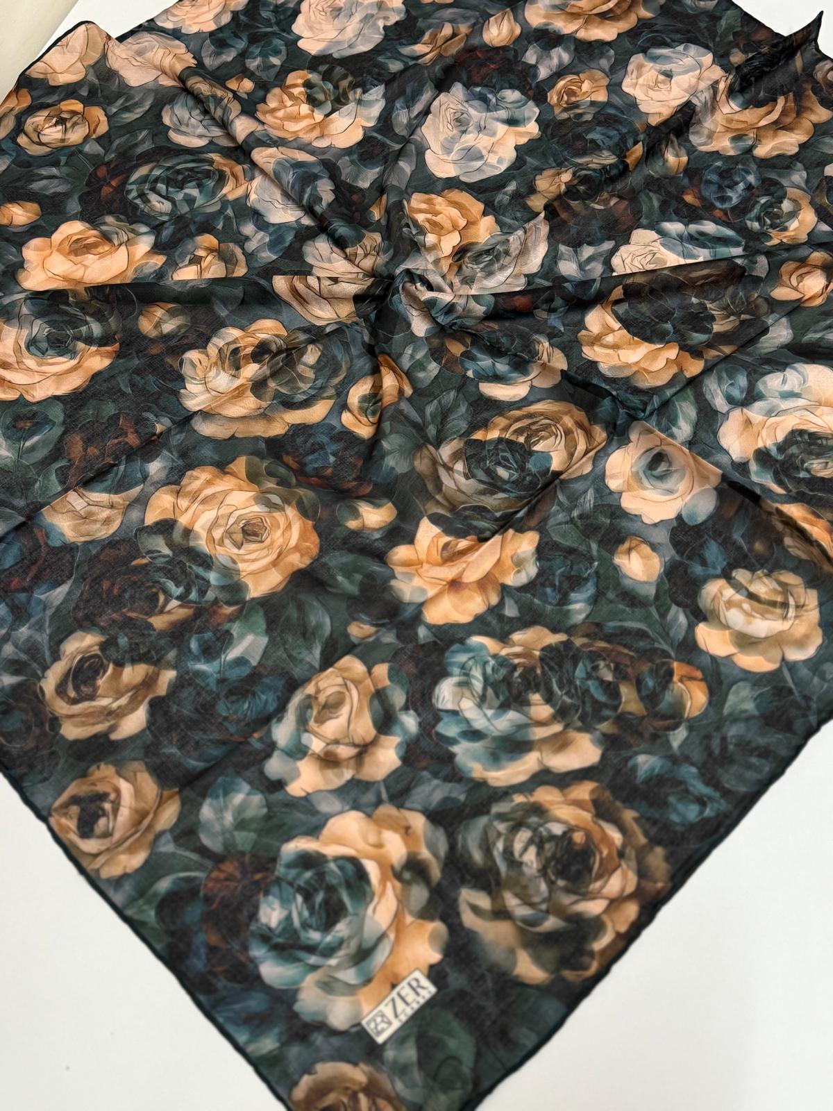 ZER ORGANİK EŞARP KARMA DESEN 06