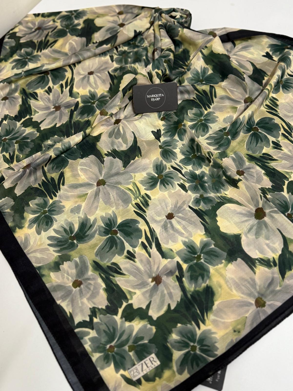 ZER ORGANİK ŞAL KARMA DESEN 14