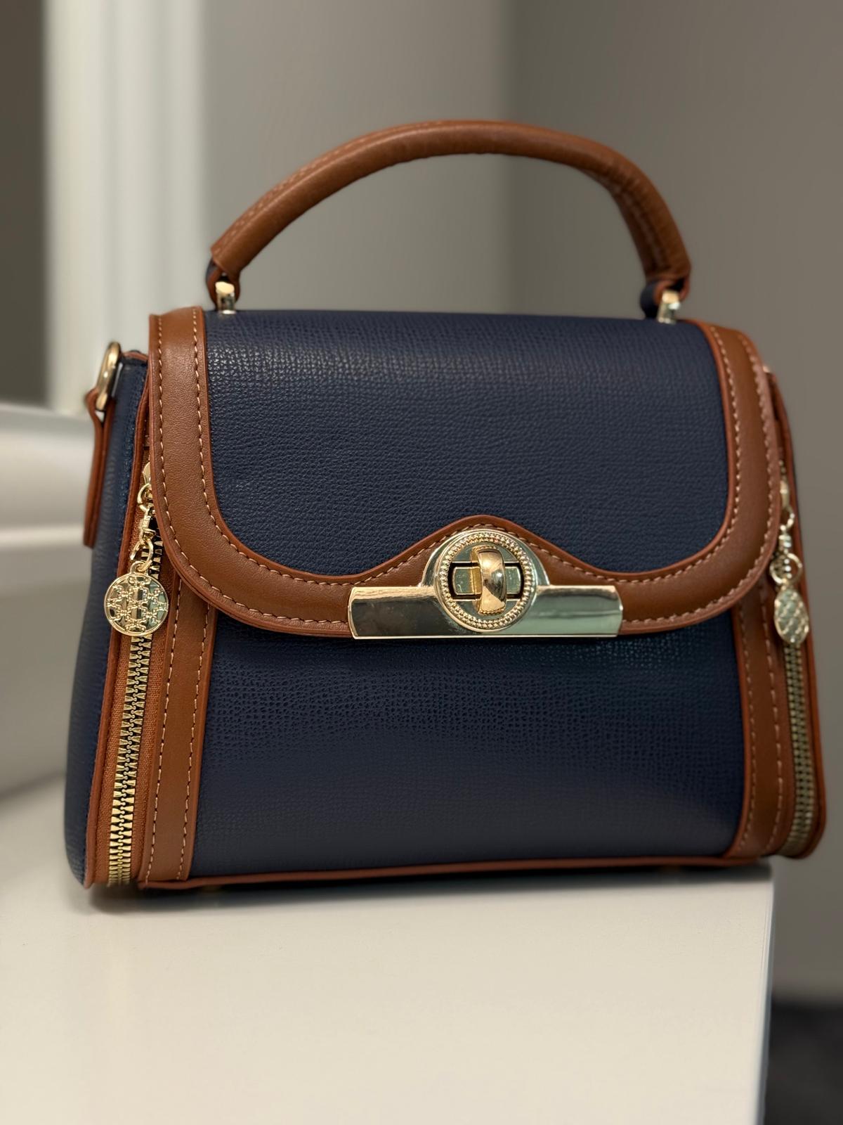 TOP HANDLE MİNİ ÇANTA LACİ-TABA