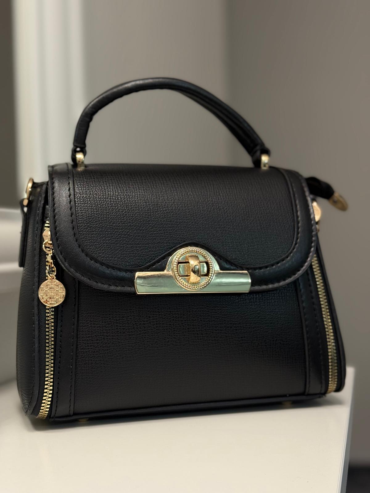 TOP HANDLE MİNİ ÇANTA SİYAH