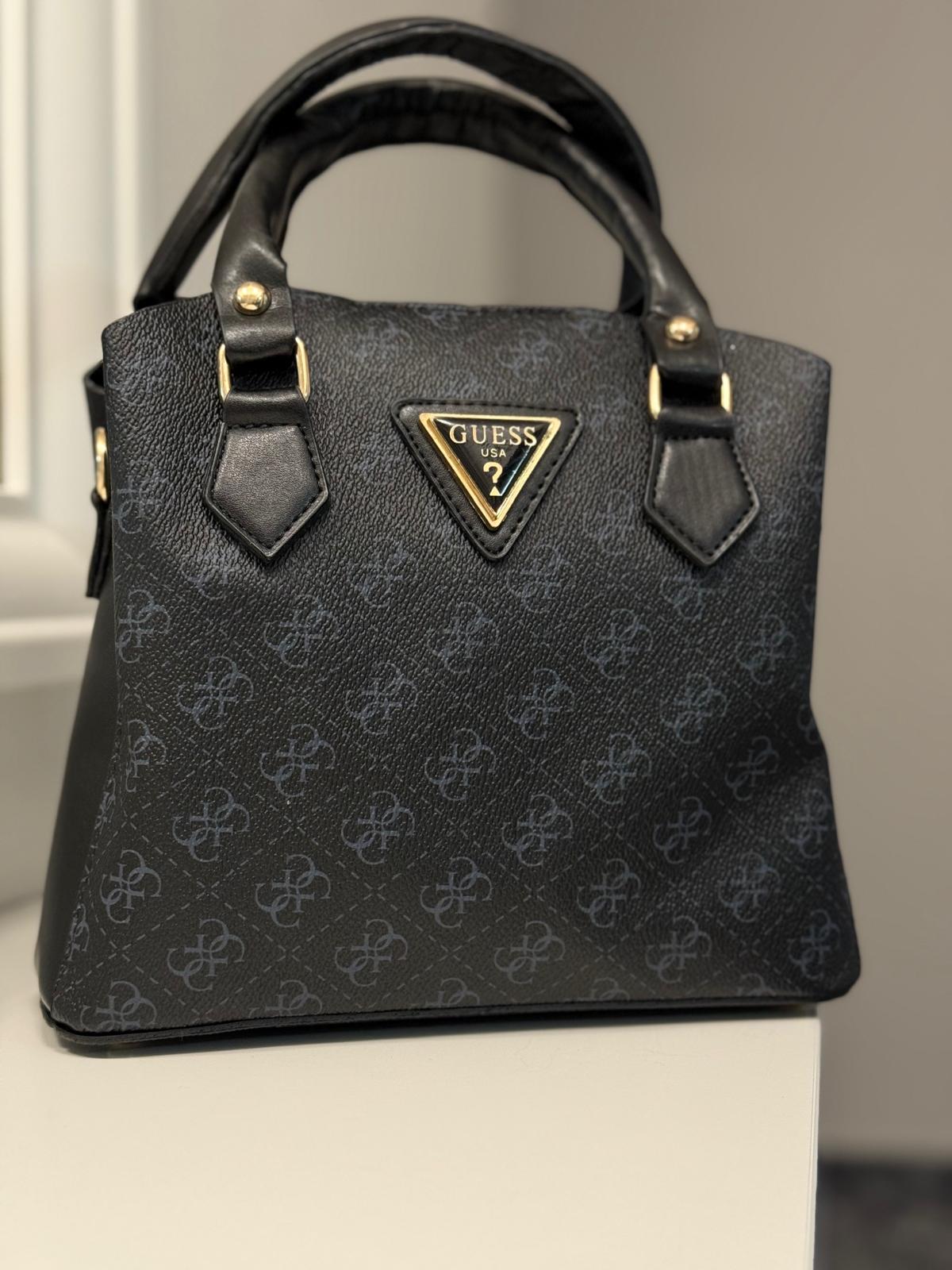 SATCHEL ÇANTA SİYAH MAVİ BASKI