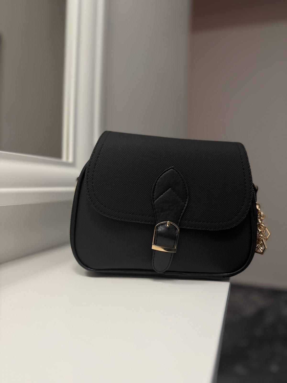 VİNTAGE TOKALI ÇANTA SİYAH