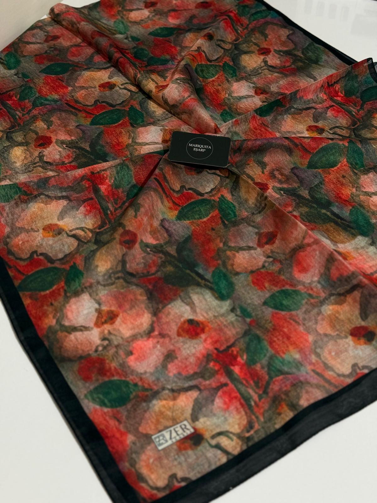 ZER ORGANİK ŞAL KARNAVAL DESEN 13