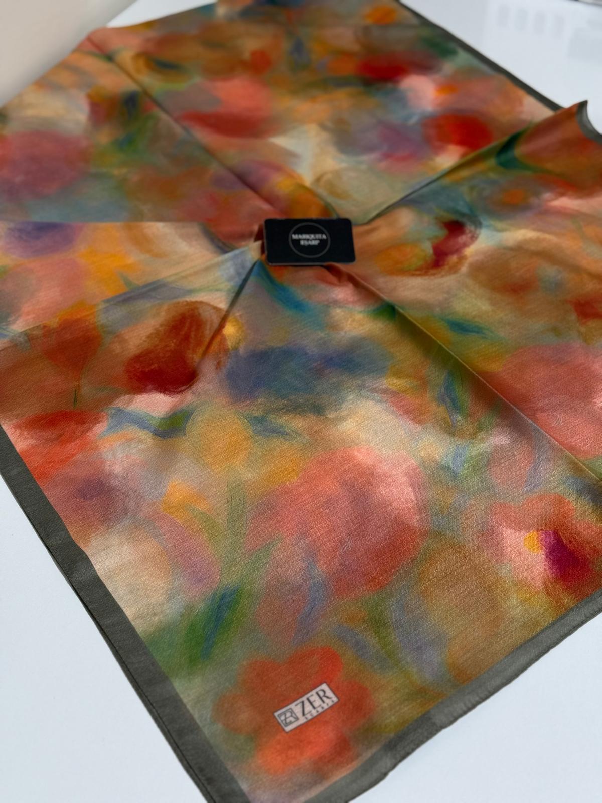 ZER ORGANİK ŞAL SİSLİ DESEN 10