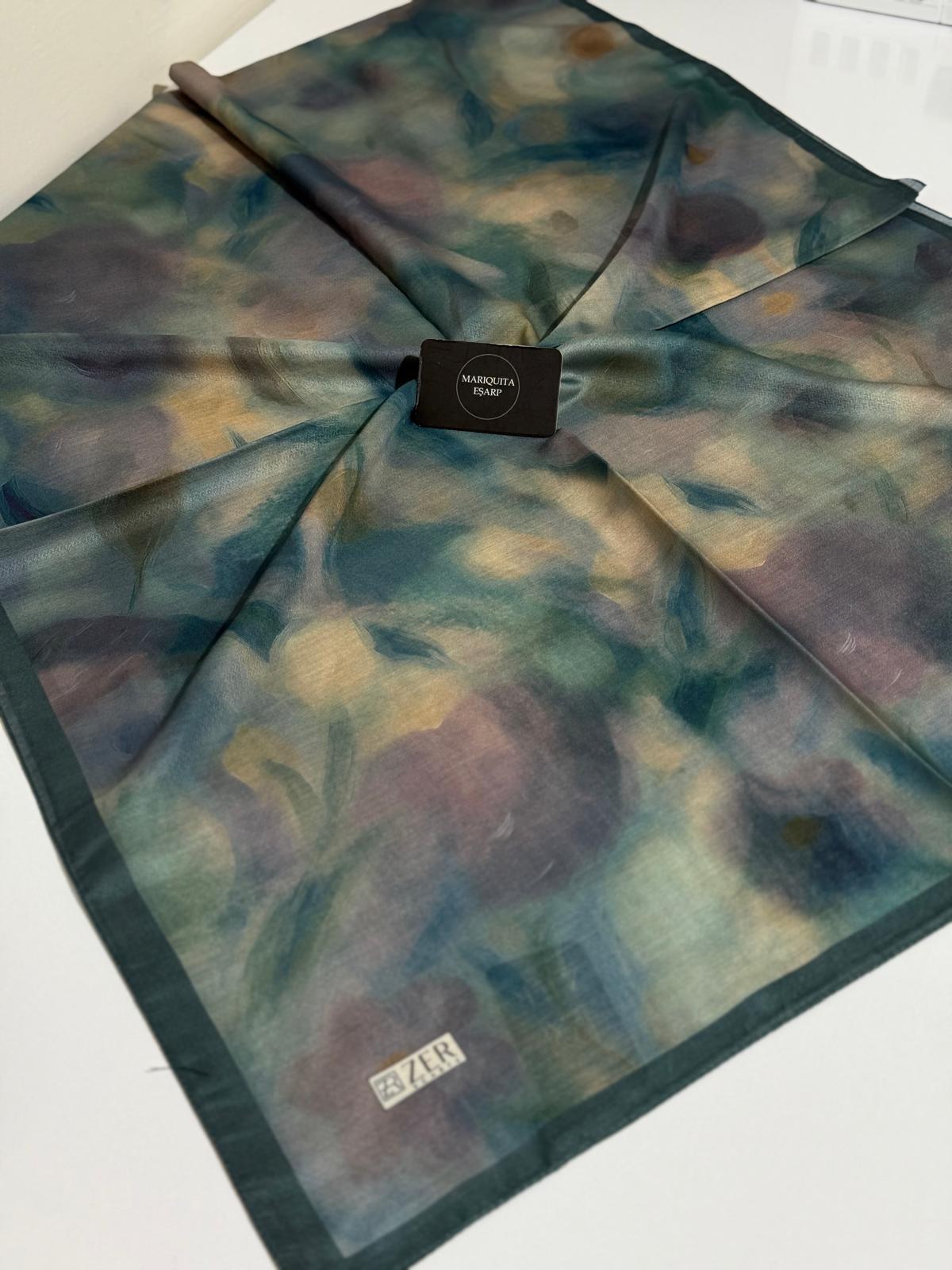 ZER ORGANİK ŞAL SİSLİ DESEN 07