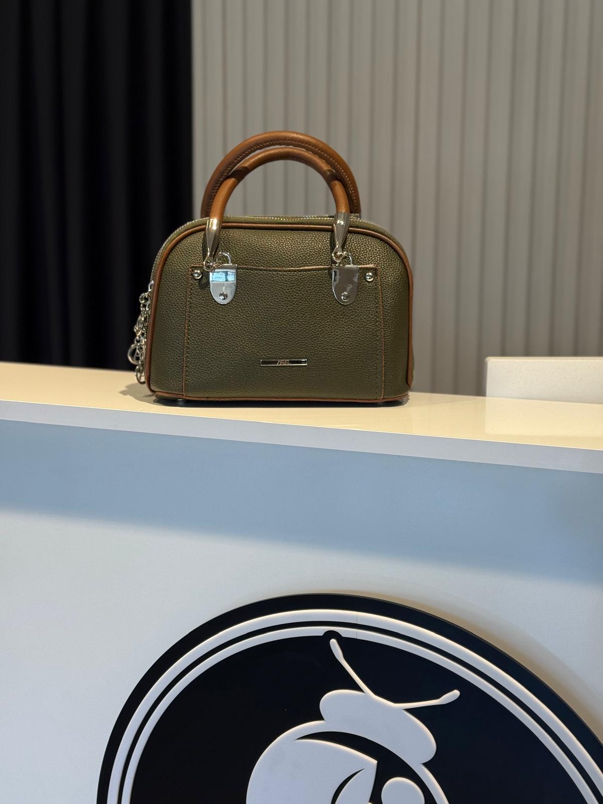 TOP HANDLE MİNİ EL ÇANTA HAKİ|TABA