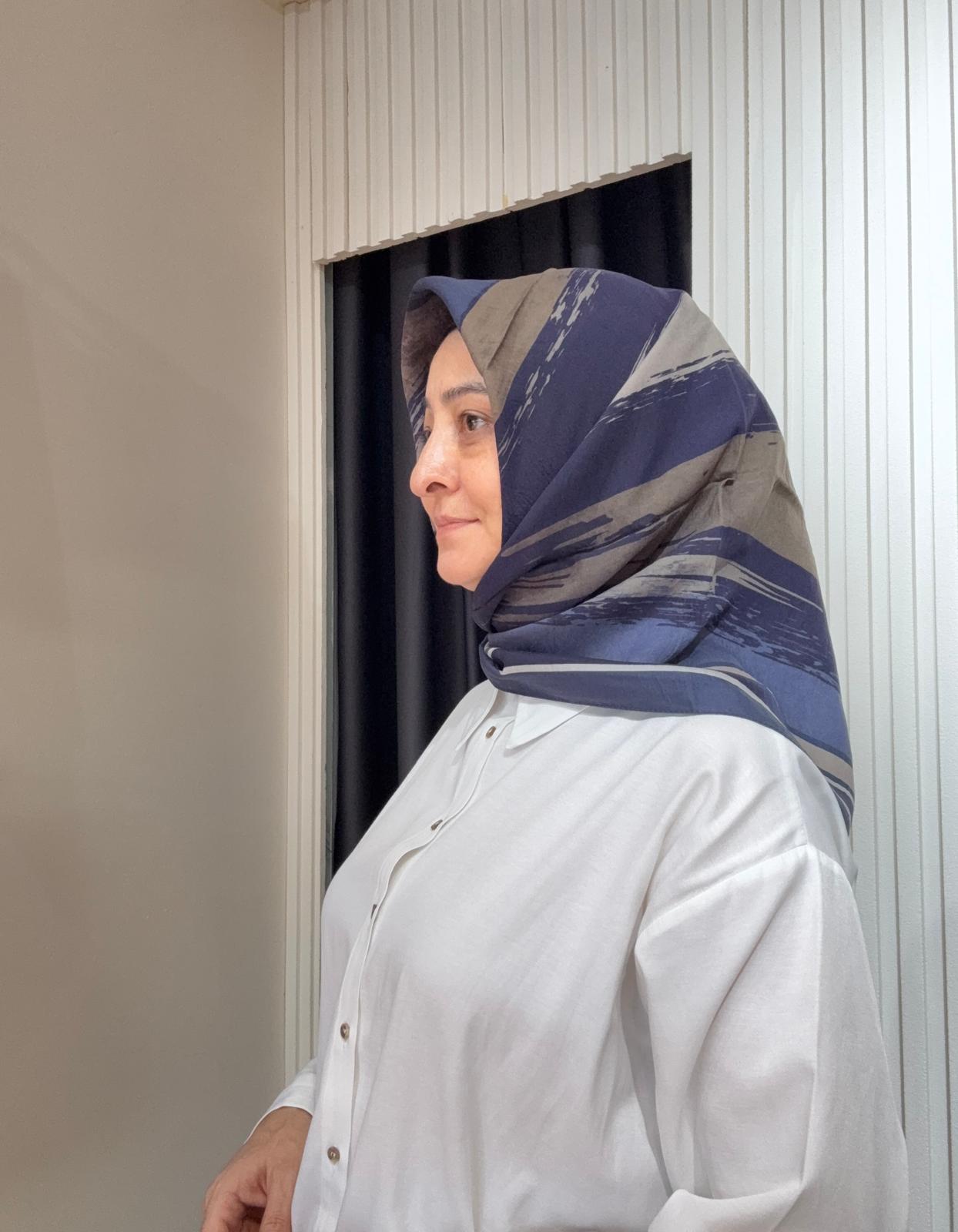 BENETTON SIENA EŞARP BE1034 LACİVERT