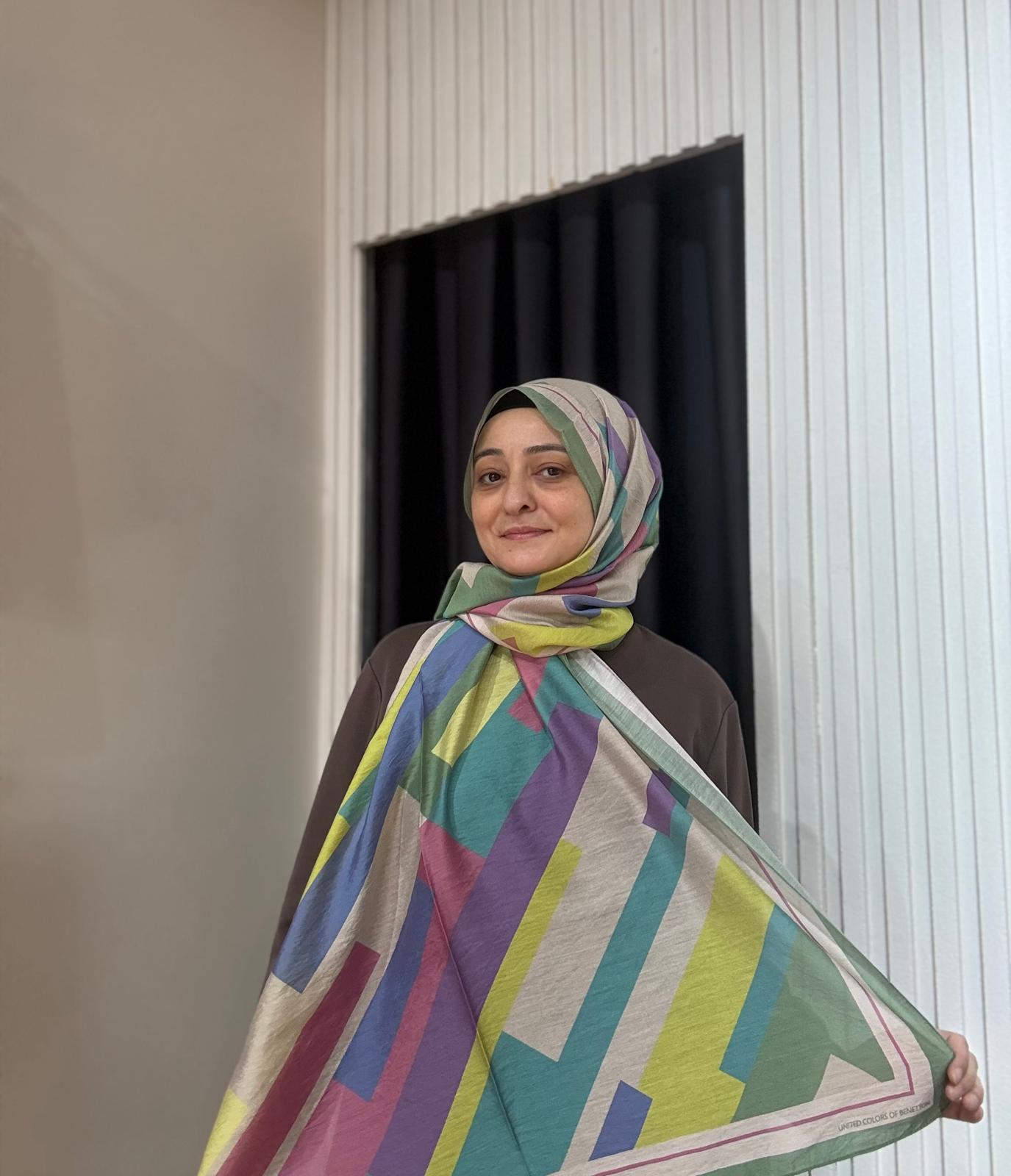 BENETTON FIORE ŞAL BS1012 BEBE MAVİSİ