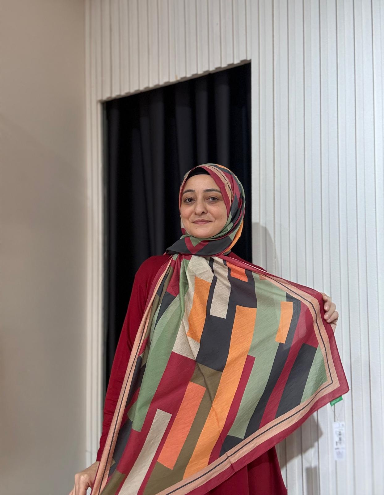 BENETTON FIORE ŞAL BS1012 MÜRDÜM